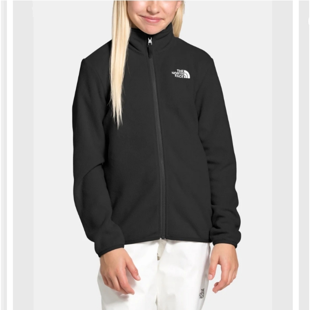 The North Face Girls Mt View Triclimate Black Fleece Polar Top Jacket 10/12 M